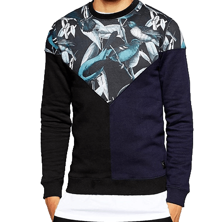 Luter – Sweatshirt mit Vogel-Einsatz - 134,29 € - bei asos.de