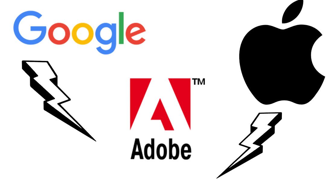 Google Apple Adobe Konflikt