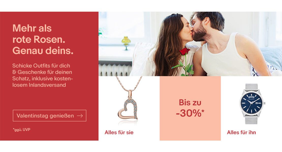 Genau dein Valentinstag mit eBay