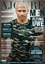 AJOURE Men Cover Monat Februar 2017 mit Flying Uwe