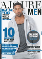 AJOURE Men Cover Monat Oktober 2015 mit Marlon Yates