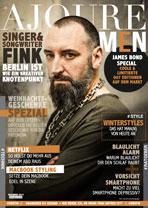 AJOURE Men Cover Monat Dezember 2015 mit Fink