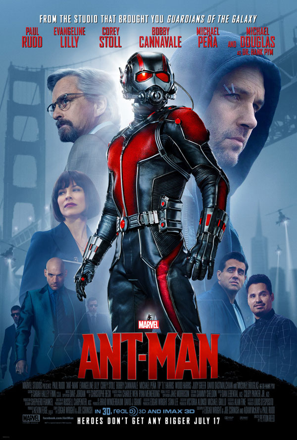 Der neue Marvel-Held Ant-Man schrumpft auf Ameisengröße.