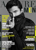 AJOURE Men Cover Monat August 2015 mit Ian Anthony Dale