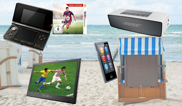 technik-gadgets-strand Strandöde? Von wegen! Diese Technik-Geräte lassen keine Langeweile aufkommen.