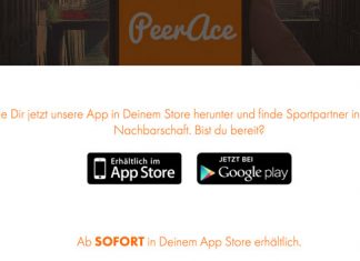 Per PeerAce App Trainingspartner in deiner Nachbarschaft finden.