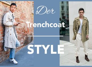 Der Trenchcoat kombiniert im lässigen Street-Style Look.