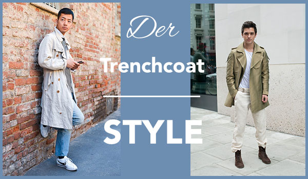 Der Trenchcoat kombiniert im lässigen Street-Style Look.