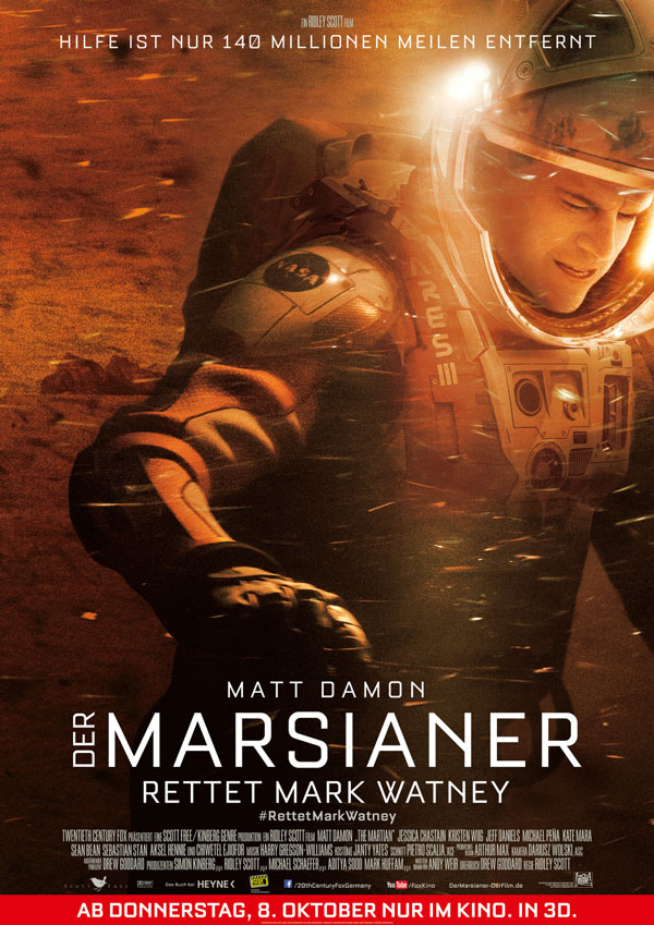 DER MARSIANER – RETTET MARK WATNEY 