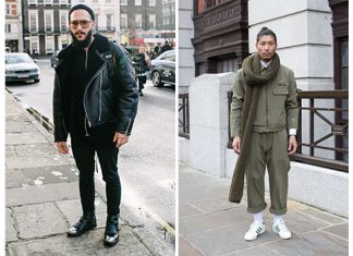 Lässig rockig oder All-Over in khaki - das sind die neuen Winter-Streetstyles