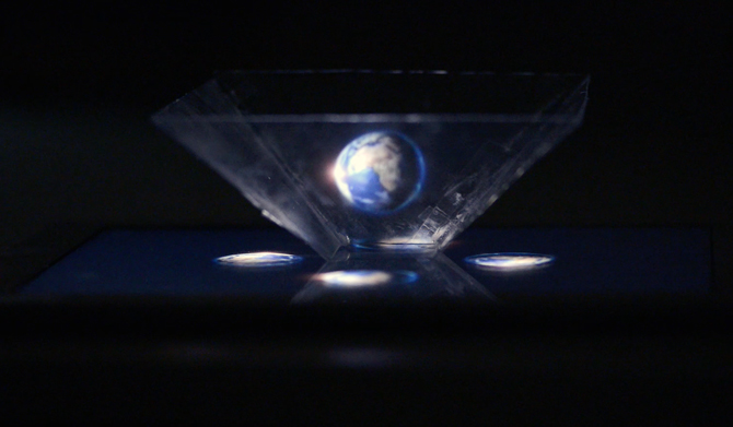 Smartphone Hologramm