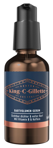 King C. Gillette Bartvolumen-Serum