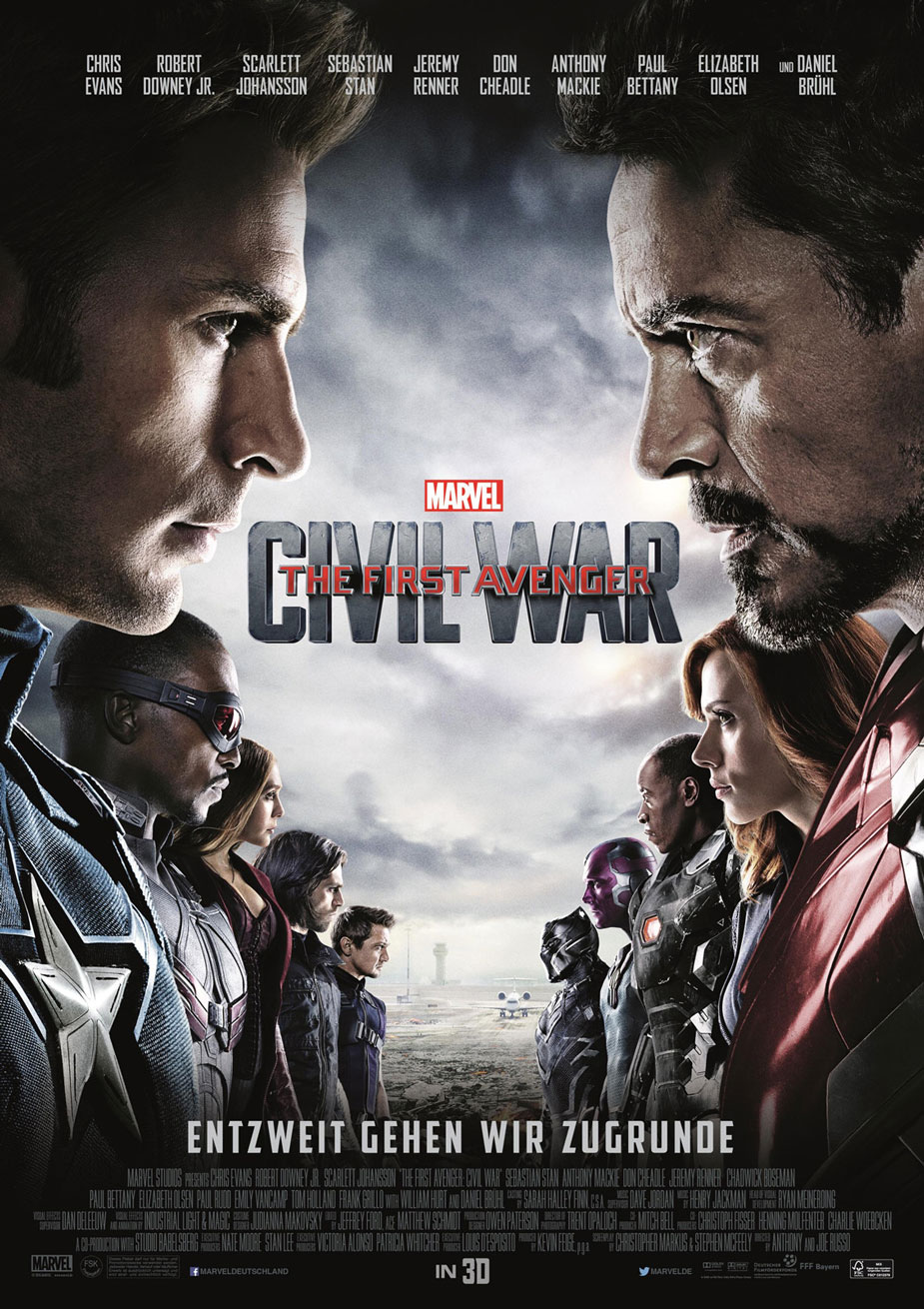 The First Avenger: Civil War  Kinoposter