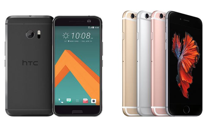 HTC 10 vs. iPhone 6