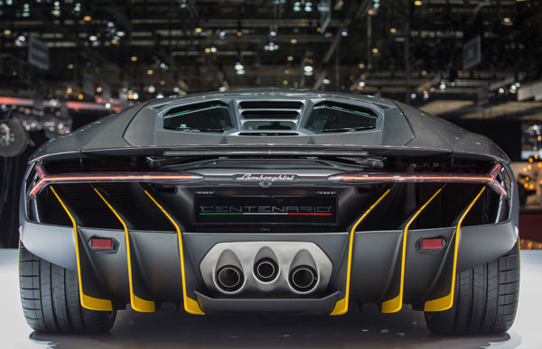 Lamborghini Centenario Heck