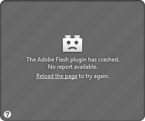 Adobe Flash Plugin Absturz