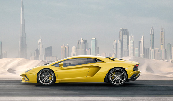 Lamborghini Aventador S Seitenansicht