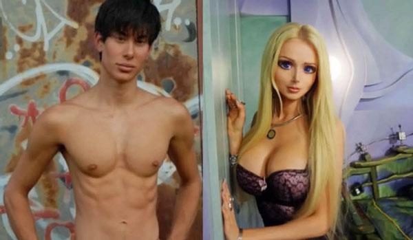 Justin Jedlica und Valeria Lukyanova