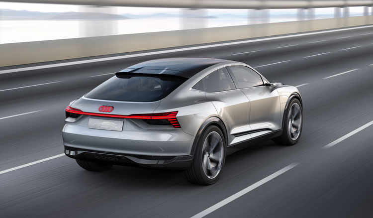 Audi e-tron Sportback Heck