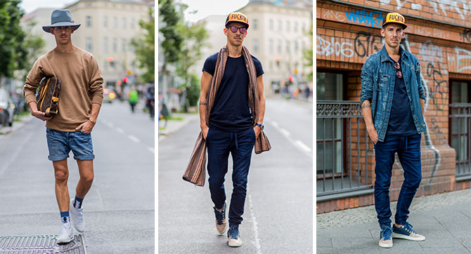 1 Mann – 3 Styles: Experimentiere auch du mit diesen drei coolen Street Styles