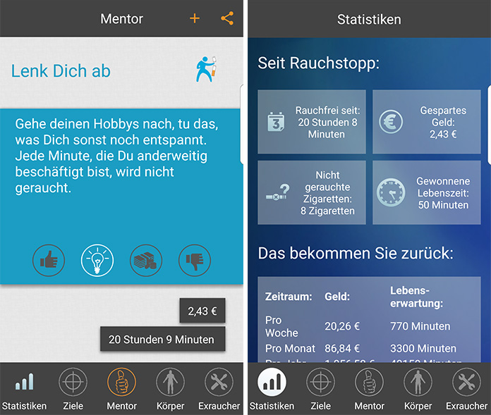 Die 7 besten Nichtraucher-Apps - AJOURE-MEN.de