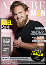 AJOURE Men Cover Monat April 2018 mit Axel Stein