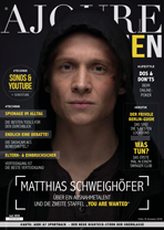 AJOURE Men Cover Monat Juni 2018 mit Matthias Schweighöfer