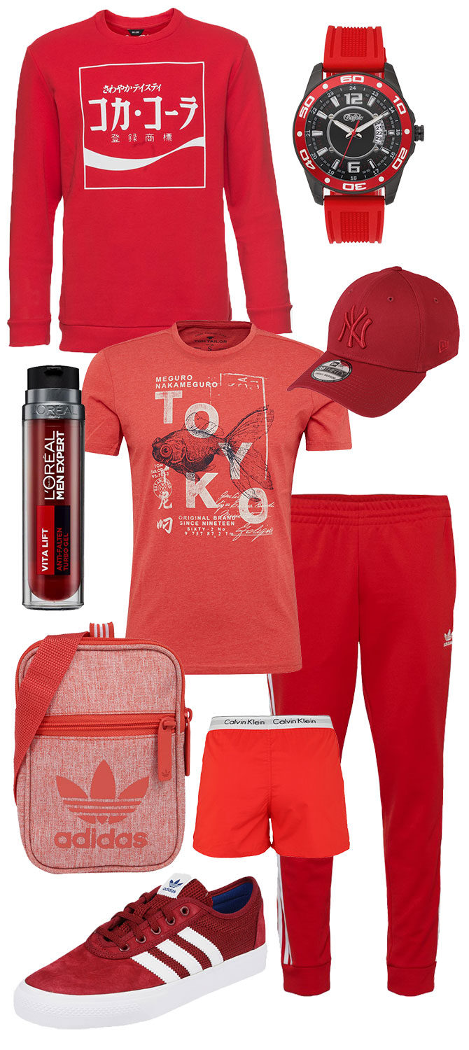 Sommer Trendfarbe Rot