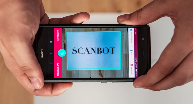 Was kann die App Scanbot?
