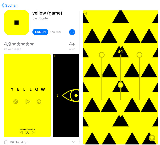 Yellow Game App