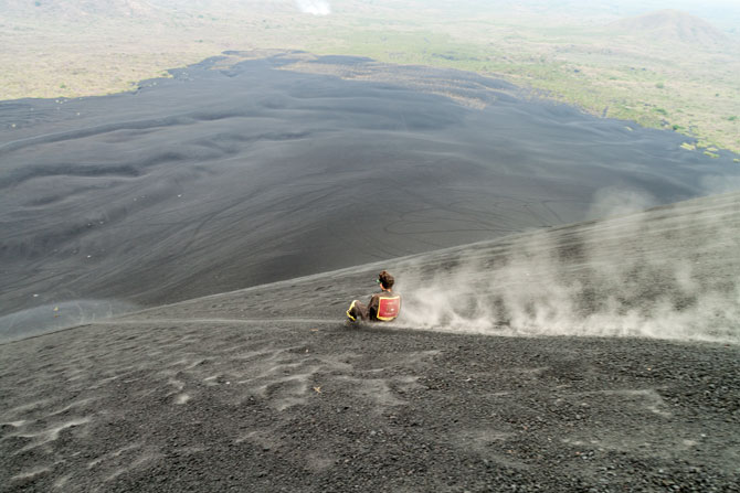 Volcano-Boarding