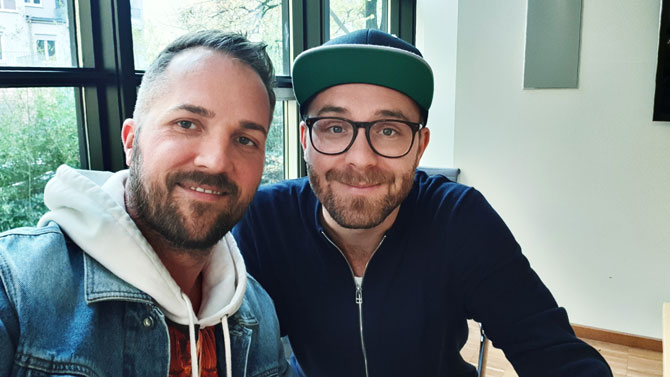 Mark Forster und Daniel Heilig