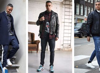 Street-Styles von Gregory van der Wiel