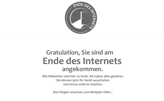 Das Ende des Internets