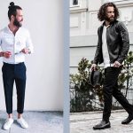 Street-Styles: Business Casual vs. Leather & Jeans