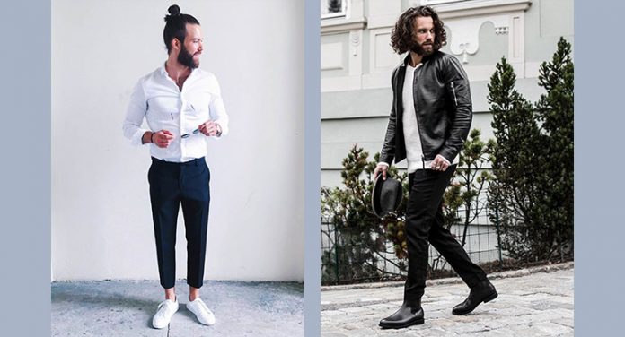 Street-Styles: Business Casual vs. Leather & Jeans