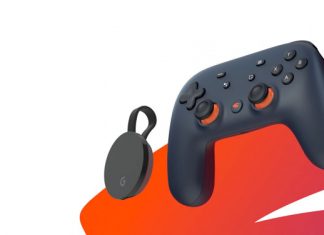 Google Stadia Controller mit Google Chrome Cast