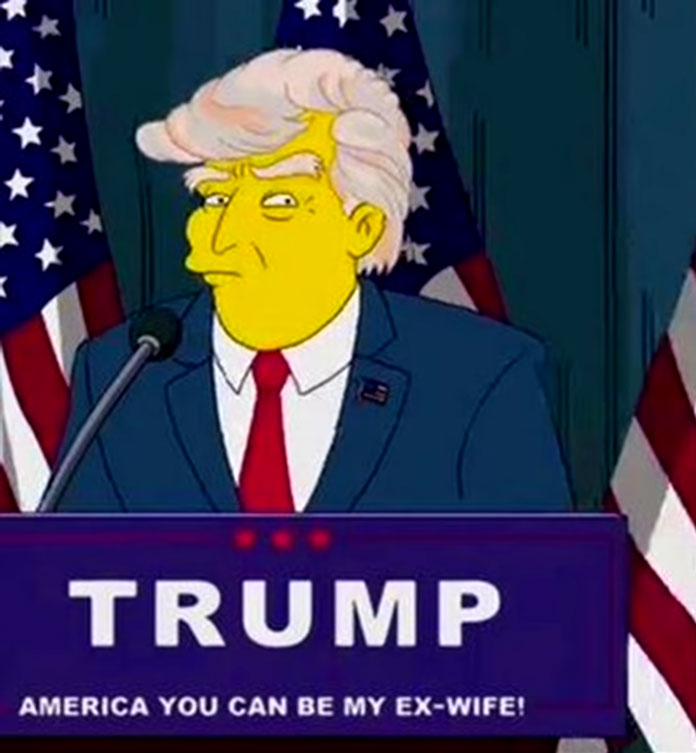 Trumps Präsidentschaft Simpsons