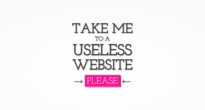 TakeMeToAUselessWebsite.