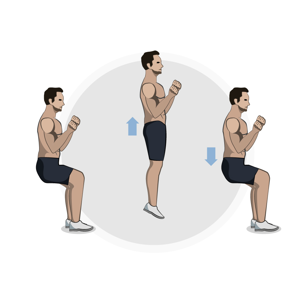 Jumping Jack Squats 