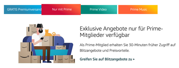 Amazon Prime Angebote und Aktionen