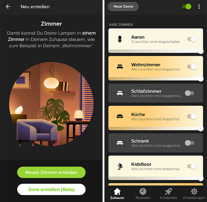 Philips Hue App installieren und einrichten 