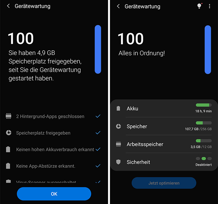 Samsung Gerätewartung