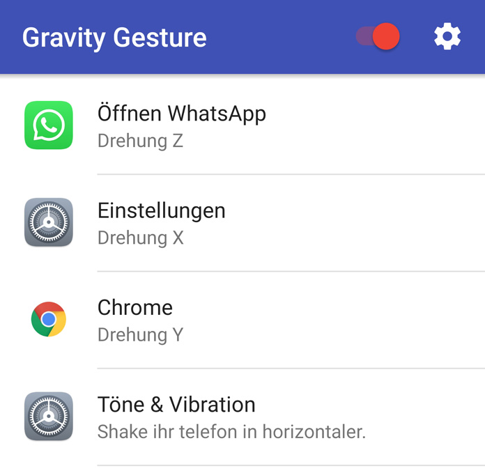 Gravity Gesture