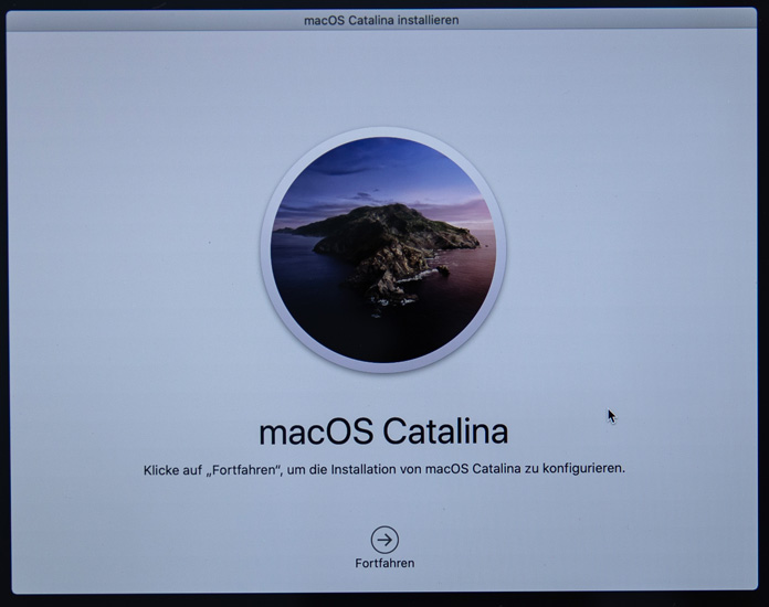 Install macOS Catalina