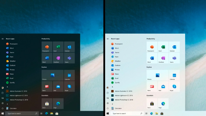 neues Startmenü für Windows 10