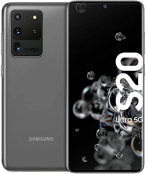 Galaxy S20 Ultra Vorder- und Rückseite