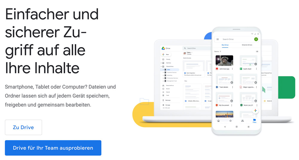 Google Drive Anmeldung