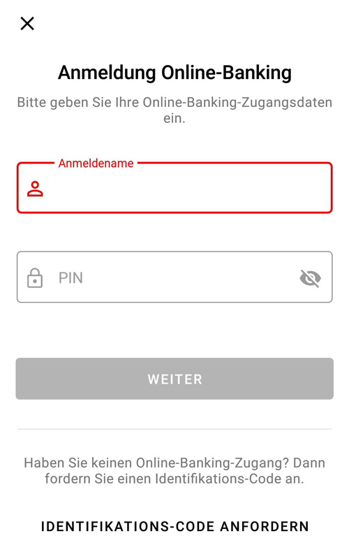 S-ID-Check Registrierung Anmeldung Online-Banking