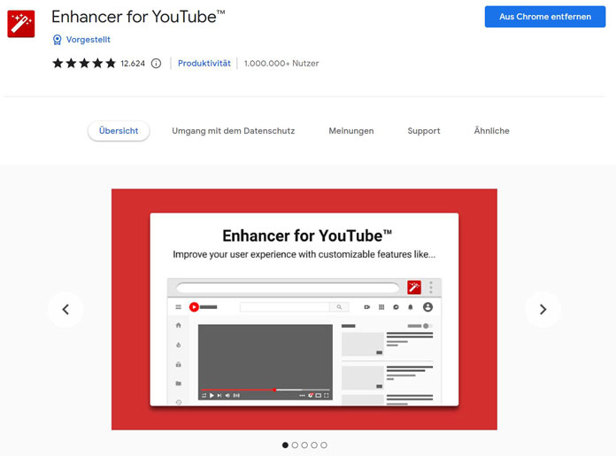 Enhancer für YouTube